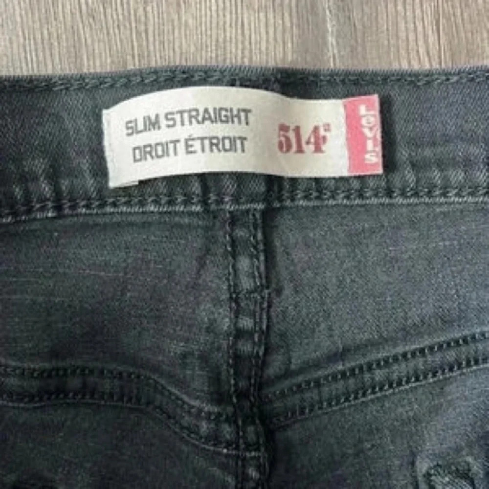 Men's Black Straight-Leg Jeans - Picture 2 of 4